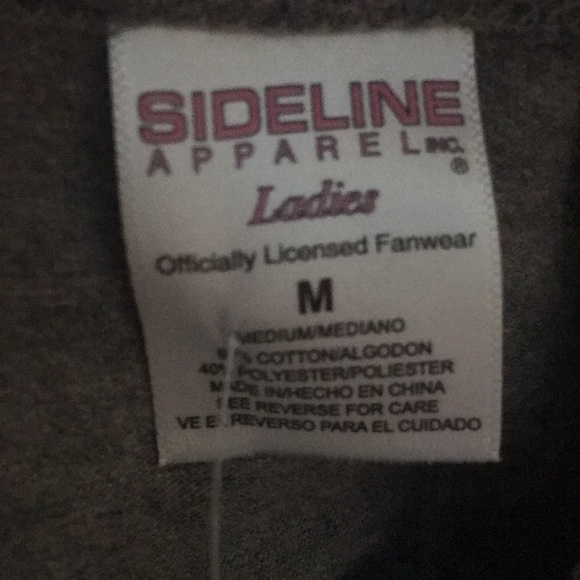 Sideline Apparel University of Michigan Tank Top, Gray, Yellow, Medium - Picture 5 of 6